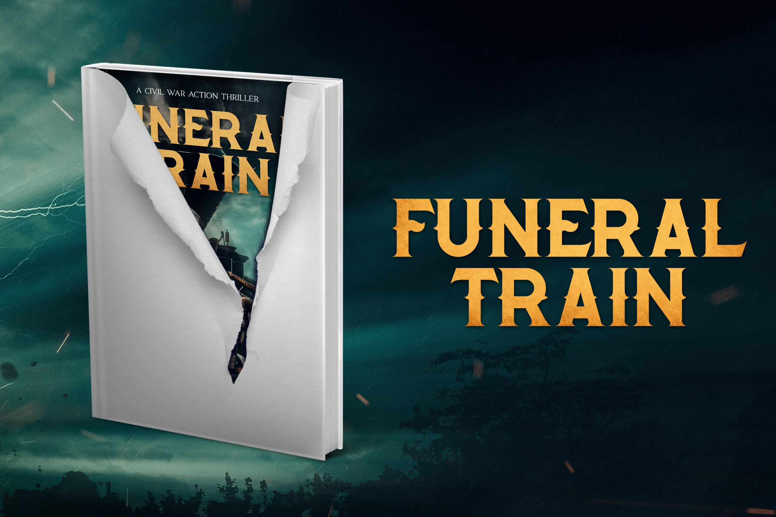 Funeral Train: A Civil War Action Thriller by the Lindsay Brothers - Cover Reveal