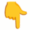 point down icon